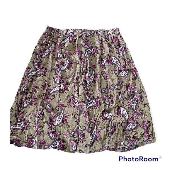 Boho Floral Maxi Skirt flowers πΈ Prophecy (XL, Plus Size) - Picture 7 of 8